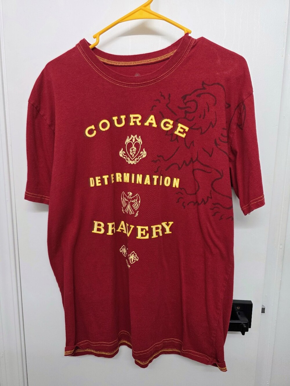 GRYFFINDOR Courage Determination Bravery Graphic Tee